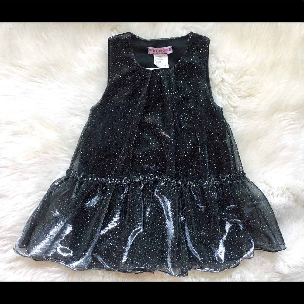 Girls Designer Shine Tulle Sparkle Dress